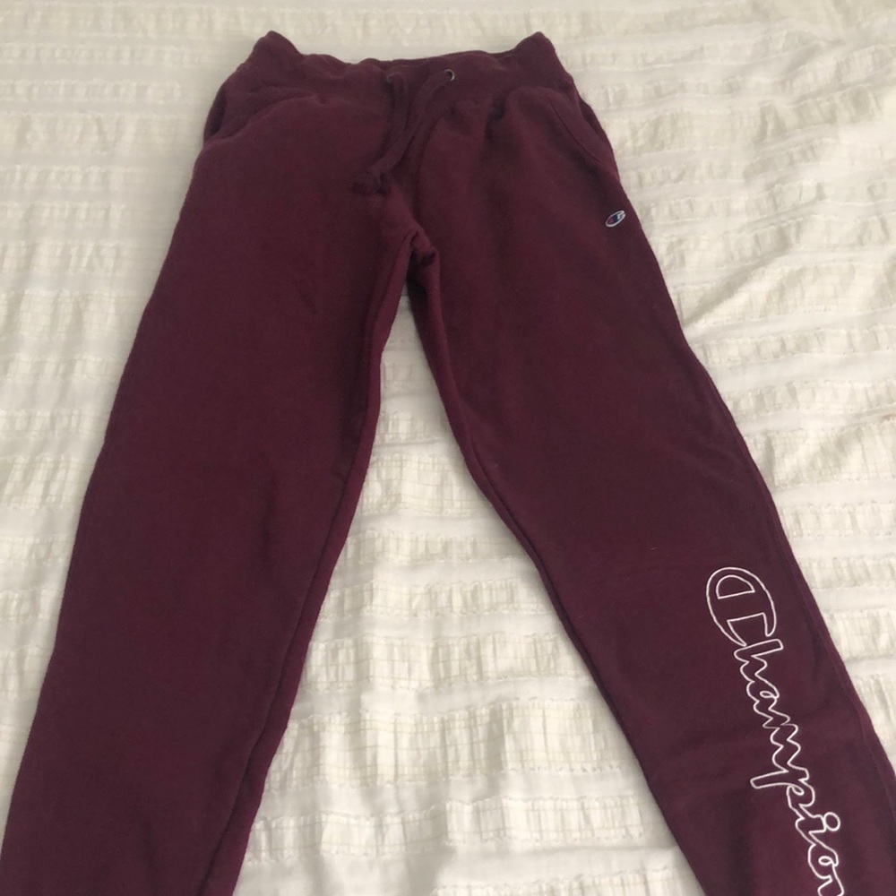 Maroon Champion Sweatpants/Joggers